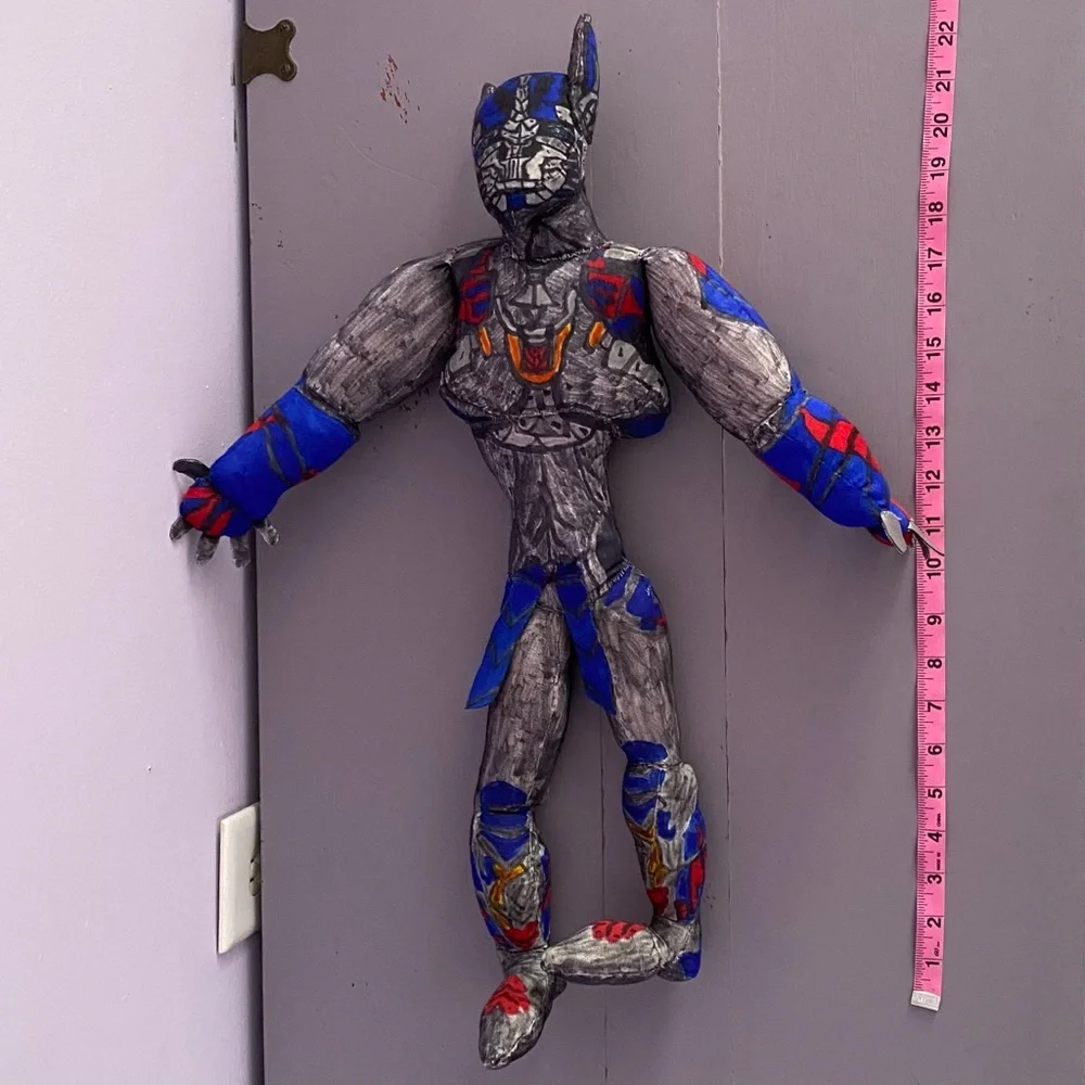 🤖OPTIMUS PRIME🤖 Transformers 25” PLUSH Handmade CUSTOM Collectible - Picture 6 of 6